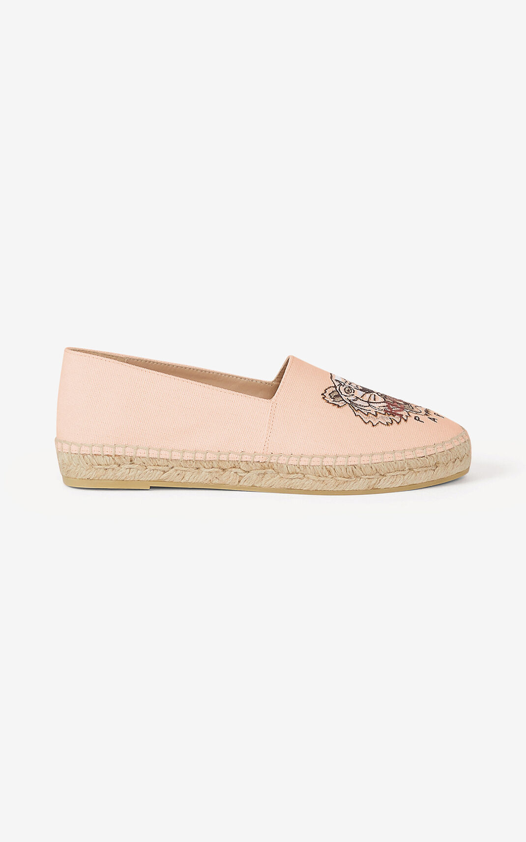 Espadrille Kenzo Femme Tiger Toile Beige RGPBF-3059